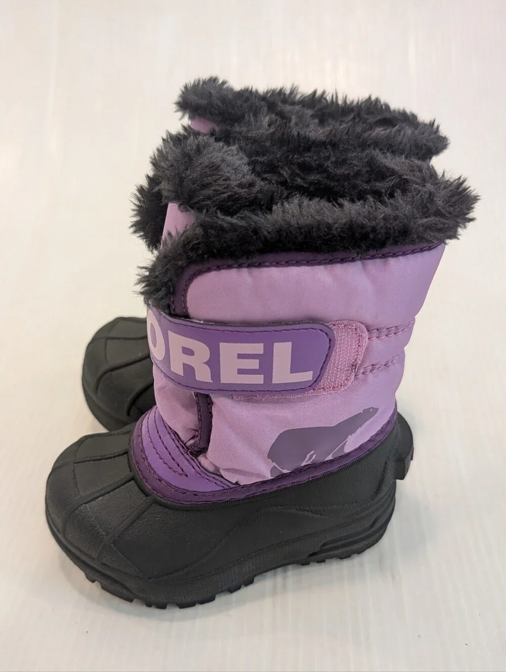 SOREL Toddler Girls Purple Winter Snow Boots Size 6